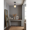 Load image into Gallery viewer, Bullet-shaped Alabaster Semi-Flush Mount Ceiling Light