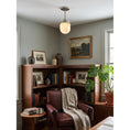 Load image into Gallery viewer, Bullet-shaped Alabaster Semi-Flush Mount Ceiling Light