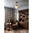 Load image into Gallery viewer, Bullet-shaped Alabaster Semi-Flush Mount Ceiling Light