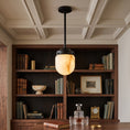 Load image into Gallery viewer, Bullet-shaped Alabaster Semi-Flush Mount Ceiling Light