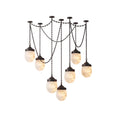Load image into Gallery viewer, Bullet-shaped Chain Alabaster Chandelier