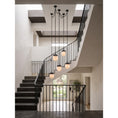 Load image into Gallery viewer, Bullet-shaped Chain Alabaster Chandelier