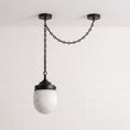 Load image into Gallery viewer, Bullet-shaped Chain Alabaster Chandelier