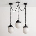 Load image into Gallery viewer, Bullet-shaped Chain Alabaster Chandelier