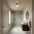 Load image into Gallery viewer, Bullet-shaped Alabaster Flush Mount