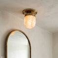 Load image into Gallery viewer, Bullet-shaped Alabaster Flush Mount