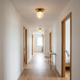 Load image into Gallery viewer, Bullet-shaped Alabaster Flush Mount