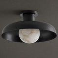 Load image into Gallery viewer, Cadence Alabaster Semi-Flush Mount