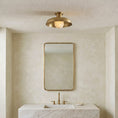 Load image into Gallery viewer, Cadence Alabaster Semi-Flush Mount
