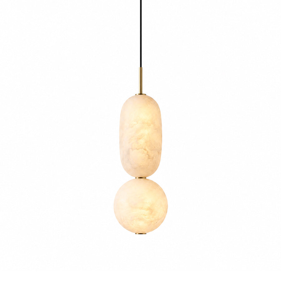 Caelune Alabaster Pendant Lamp — Dimension drawings 1
