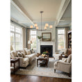 Load image into Gallery viewer, Camellia Alabaster Chandelier
