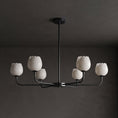 Load image into Gallery viewer, Camellia Alabaster Chandelier