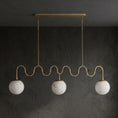 Bild in die Galerieansicht laden, Cecil Alabaster Linear Pendant Lamp