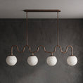 Bild in die Galerieansicht laden, Cecil Alabaster Linear Pendant Lamp
