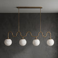 Bild in die Galerieansicht laden, Cecil Alabaster Linear Pendant Lamp