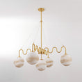 Load image into Gallery viewer, Cecil Balanced Glass Chandelier