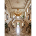 Load image into Gallery viewer, Céline Brass Chandelier