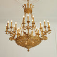 Load image into Gallery viewer, Céline Brass Chandelier