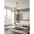 Load image into Gallery viewer, Centerport Alabaster Chandelier