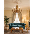 Bild in die Galerieansicht laden, Chambord Brass Candle Chandelier