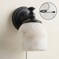 Charger l'image dans la visionneuse de la galerie, Chart Alabaster Plug-in Wall Sconce