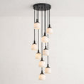 Load image into Gallery viewer, Chart Alabaster Cluster Chandelier