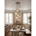 Cargar la imagen en la vista de la galería, Chart Alabaster Cluster Chandelier