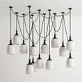 Load image into Gallery viewer, Chart Chain Alabaster Chandelier