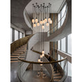 Load image into Gallery viewer, Chart Chain Alabaster Chandelier