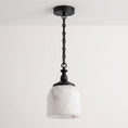 Load image into Gallery viewer, Chart Chain Alabaster Chandelier