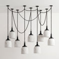 Load image into Gallery viewer, Chart Chain Alabaster Chandelier
