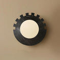 Load image into Gallery viewer, Checkered Disc Wall Sconce