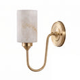 Load image into Gallery viewer, Clyde Alabaster Wall Sconce