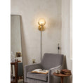 Load image into Gallery viewer, Crescent Cradle Alabaster Plug-in Wall Sconce