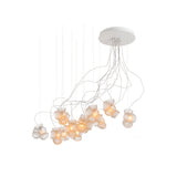 Cumulus Sculptural Glass Cluster Chandelier
