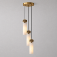 Charger l'image dans la visionneuse de la galerie, Dansani Lyra Alabaster Chandelier