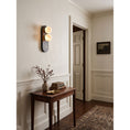 Load image into Gallery viewer, Eccolo Brass Alabaster Wall Sconce