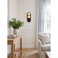 Load image into Gallery viewer, Eccolo Brass Alabaster Wall Sconce