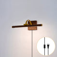 Load image into Gallery viewer, Elowen Brass Plug-in Wall Sconce