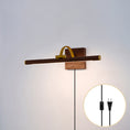 Load image into Gallery viewer, Elowen Brass Plug-in Wall Sconce