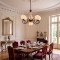 Load image into Gallery viewer, Evelyn Alabaster Chandelier