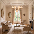 Load image into Gallery viewer, Evelyn Alabaster Chandelier