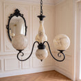 Load image into Gallery viewer, Evelyn Alabaster Chandelier