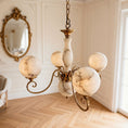 Load image into Gallery viewer, Evelyn Alabaster Chandelier