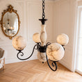 Load image into Gallery viewer, Evelyn Alabaster Chandelier
