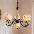 Load image into Gallery viewer, Evelyn Alabaster Chandelier