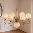 Load image into Gallery viewer, Evelyn Alabaster Chandelier