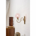 Load image into Gallery viewer, Evelyn Glass Wall Lamp