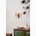 Load image into Gallery viewer, Evelyn Glass Wall Lamp