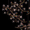 Load image into Gallery viewer, Floating Branches Crystal Flower Chandelier